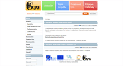 Desktop Screenshot of noveformy.gjwprostejov.cz